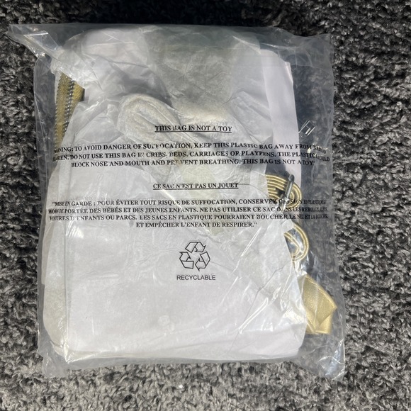 London Fog Janice Gold Sling Bag Crossbody Double Compartment NWT $68 - Picture 3 of 6